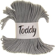 Příze Toddy Premium, 3mm, 101, šedá