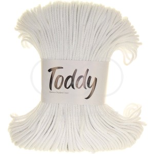 Příze Toddy Premium, 3mm, 401, bílá