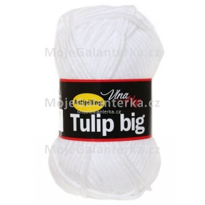 Příze Tulip Big, 4002, bílá