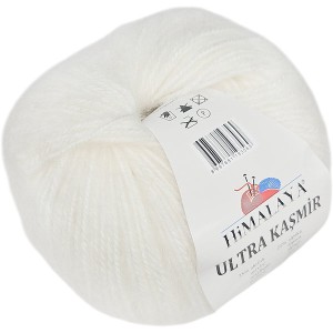 Příze Ultra Kasmir, 56807, bílá
