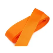 Stuha 25mm, taftová, oranžová (svazek:10m)