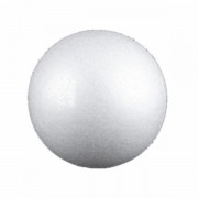 Koule, Ø 7,5 cm, polystyren, bílá