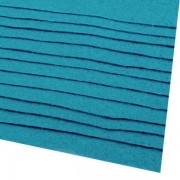 Látková plsť - filc, tl.1mm, 20x30 cm, modrý tyrkys (2ks)