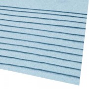 Látková plsť - filc, tl.1mm, 20x30 cm, modrá pomněnková (2ks)