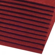 Látková plsť - filc, tl.2mm, 20x30 cm, červená karmínová (2ks)