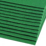 Látková plsť - filc, tl.2mm, 20x30 cm, zelená pastelová (2ks)