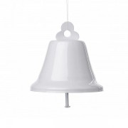 Kovový zvoneček Ø65 mm, bílý